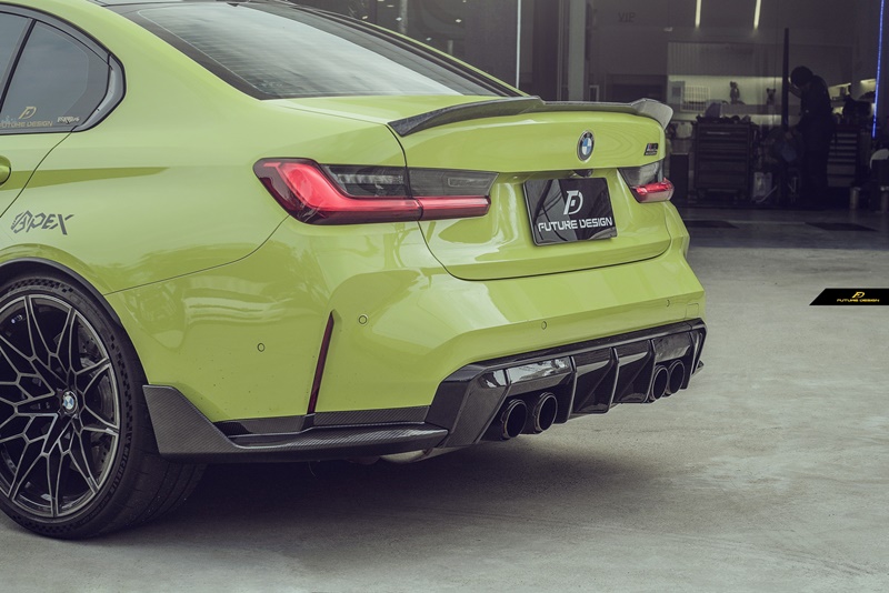 G80M3 G82M4 - M performance carbon Rear bumper Splitter 02